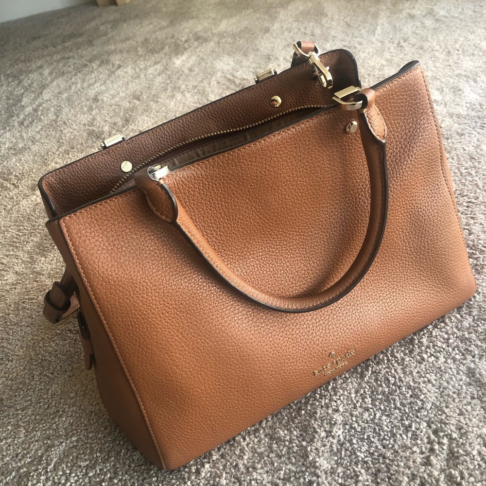 Kate Spade Leila Medium Gingerbread Crossbody